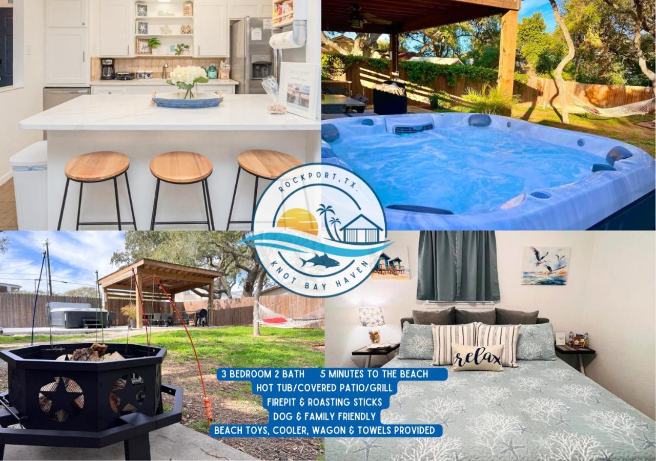 Knot Bay Haven, Dog Friendly, Hot Tub, Fenced Yard, Patio And Grill, 3 Br Villa Rockport Exterior foto