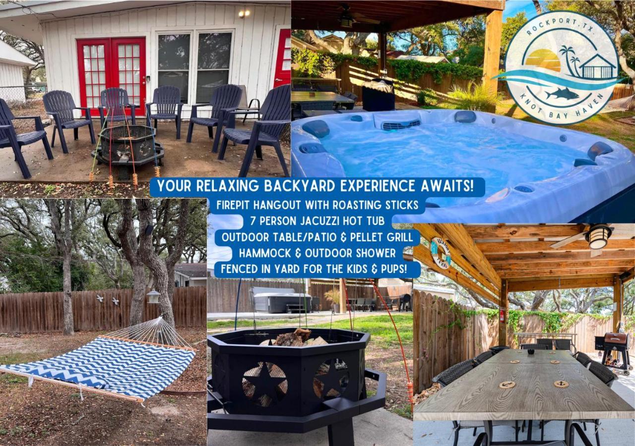 Knot Bay Haven, Dog Friendly, Hot Tub, Fenced Yard, Patio And Grill, 3 Br Villa Rockport Exterior foto
